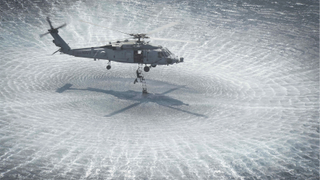 This Might Be the Perfect Photo of a Sea Hawk Helicopter